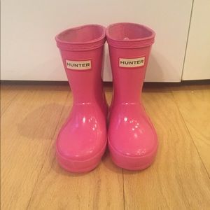 Hunter Kids Classic Gloss Rain Boots